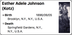 4. Esther Adele Johnson&nbsp;(Kotz)
